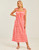 Palma Dress in Raspberry Stripe