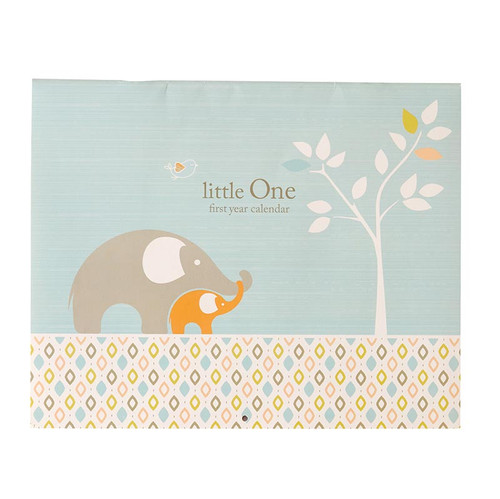 LINEN TREE Baby's First Year Keepsake Calendar