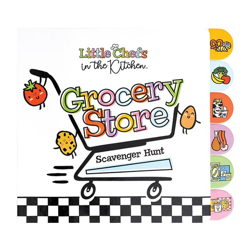 LITTLE CHEFS IN THE KITCHEN Grocery Store Scavenger Hunt Board Book