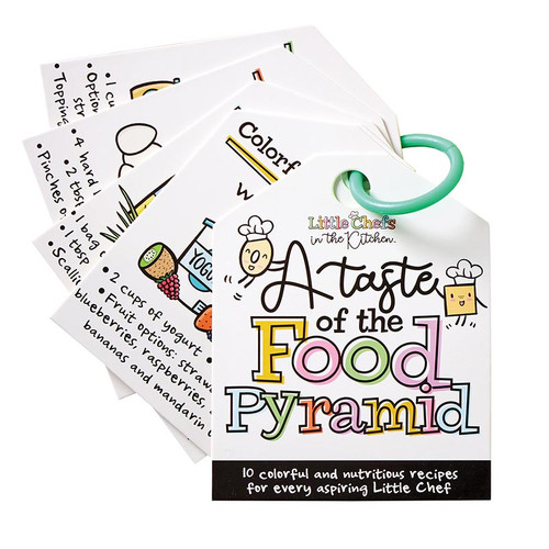 LITTLE CHEFS IN THE KITCHEN Pyramid Recipe Cards