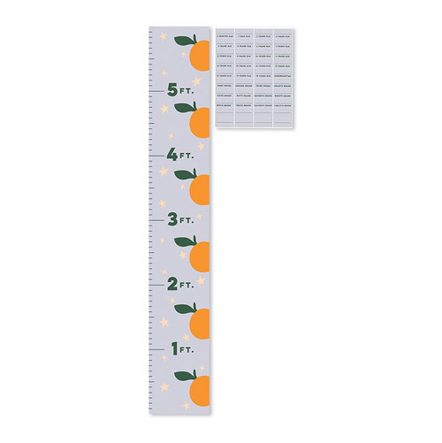 LITTLE DARLING Growth Chart with Stickers