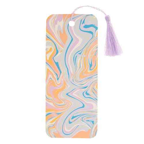 Soft Retro Paper Bookmark with Tassel