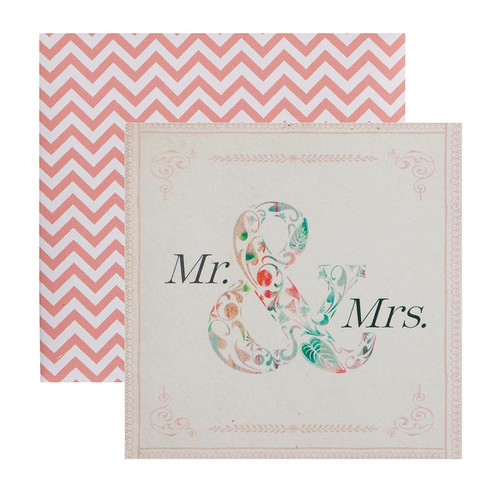 Mr & Mrs Enclosure Card