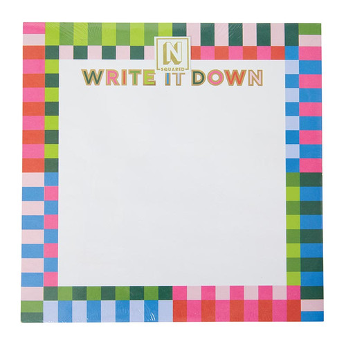 BRIGHT & BOLD Write It Down Jumbo Magnetic List Pad