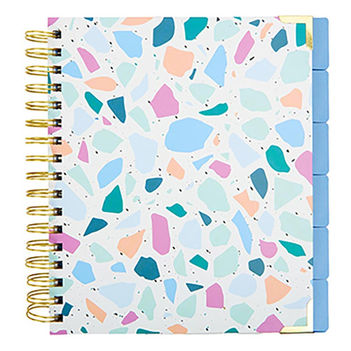 Fitlosophy Terrazo Undated Wellness Planner