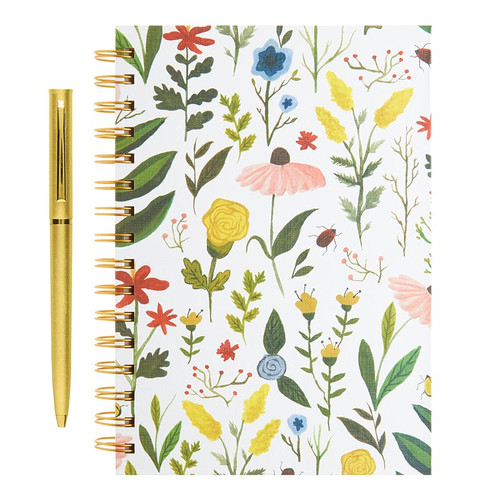 Romantic Twin Wire Journal with Pen