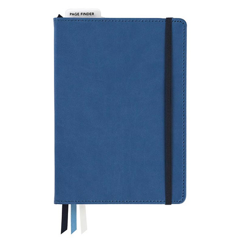 Blue Leatherette Bound Freestyle Planning Bullet Journal - Medium