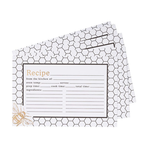 HONEYCOMB HIVE Recipe Cards