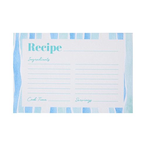 COASTAL KITCHEN Recipe Cards