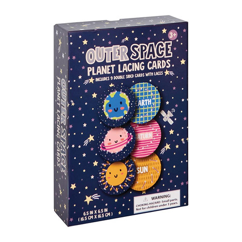 OUTER SPACE Lacing Cards