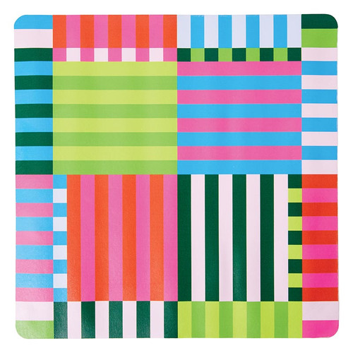 BRIGHT & BOLD Stripe Desk Pad