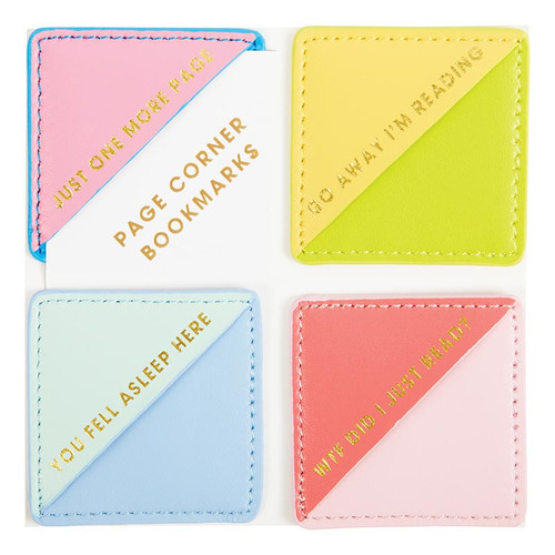 N SQUARED Leatherette Bookmark Corners