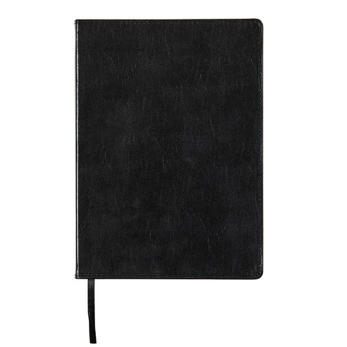 Jumbo Bonded Leather Bound Journal - Black