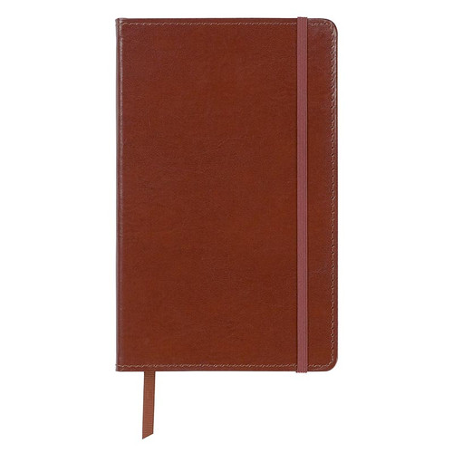 Medium Bonded Leather Bound Journals - British Tan