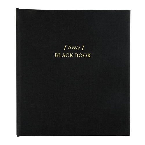 Refillable Address Books - Black