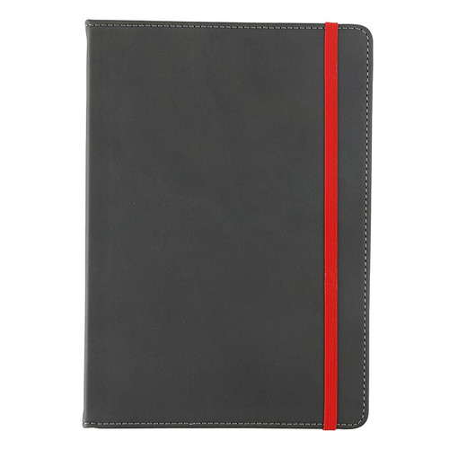 Bullet Journal with Red Elastic Band