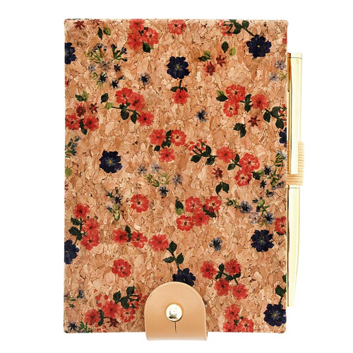 Woodland Florals Notepad with a Pen