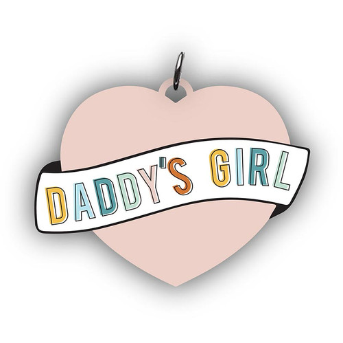 DADDYS GIRL PET COLLAR CHARM PCSS-24822