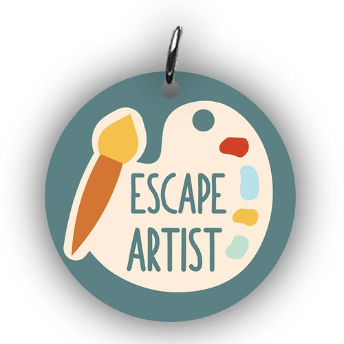 ESCAPE ARTIST PET COLLAR CHARM PCSS-24819