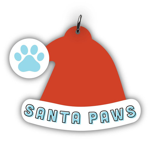 SANTA PAWS PET COLLAR CHARM PCSS-24888