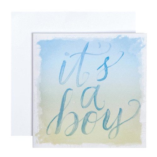 GIFT ENCLOSURE CARD ITS A BOY BCA-14588KHL