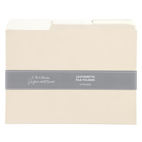 IVORY/TAN LTHTTE COL FILE FLDR COCF2-24850