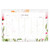 Joy in Bloom Weekly Desk Pad