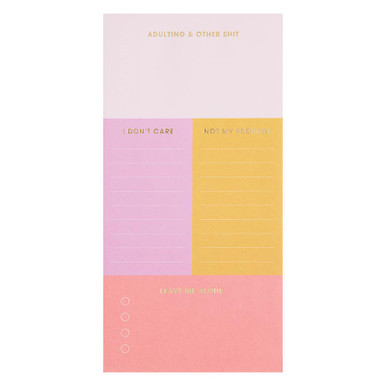 N SQUARED Colorblock 4x8 Mini Square Notepad - [Wholesale]CR Gibson