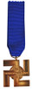 SS 25 Year Service Medal With Ribbon from Hessen Antique