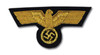 German Officer Cap Eagle - Bullion from Hessen Antique