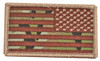 MultiCam U.S. Flag Patch (Reversed) with Hook Fasteners from Hessen Antique
