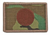 MultiCam Japanese Flag Patch with Hook Fasteners from Hessen Antique