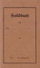 German Soldbuch - Army