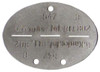 German I.D. Disk stamping