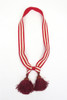 WW2 Imperial Japanese Army Officer's Sash, Red & White - Reproduction