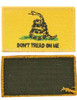 Full Color Gadsden Patches with Hook Fasteners from Hessen Antique