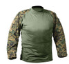 Woodland Digital Camouflage Combat Shirt from Hessen Tactical