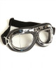 British RAF Style Aviator Goggles - Chrome