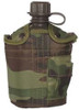 Mil-Tec US Style Plastic Canteen With Woodland Cover from Hessen Antique