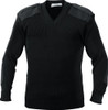 ACRYLIC V-NECK SWEATER - BLACK from Hessen Tactical