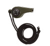 Super Whistle with Compass & Thermometer from Hessen Tactical