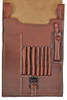 WWII Style German Brown Leather Map Case