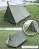 Belgian OD 2-Man Tent w/Camo Cover