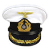 Kriegsmarine Senior Officer White Visor Cap (Erel) - 56