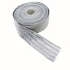 Geman Officers Silver  Brocade Trouser Stripes - 50mm - Sold By The Yard