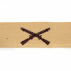 Infantry Officer Sew-on Branch Insignia - Theater Made, Desert (x4)