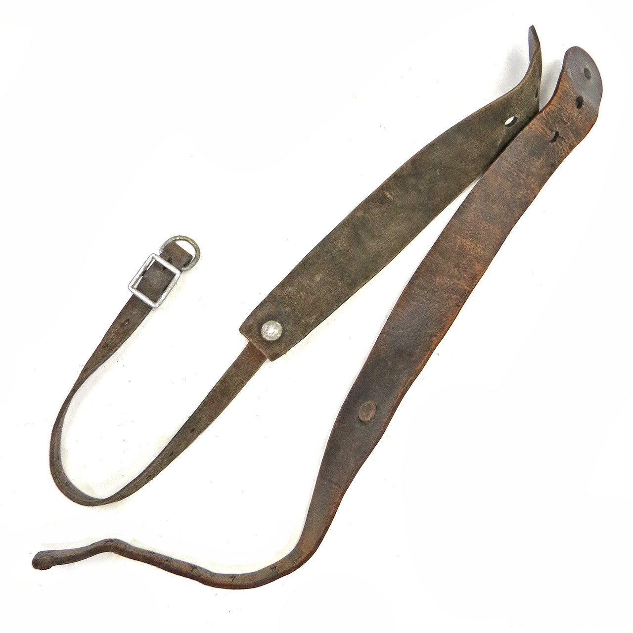 Original Leather Tornister Strap Sections - 1936