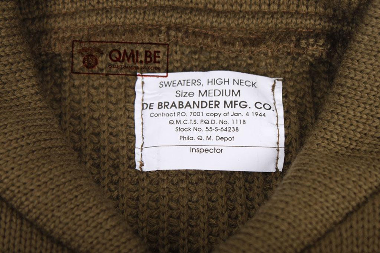 QMI Sweater, High Neck (five button) QMI Sweater, High Neck (five button)
