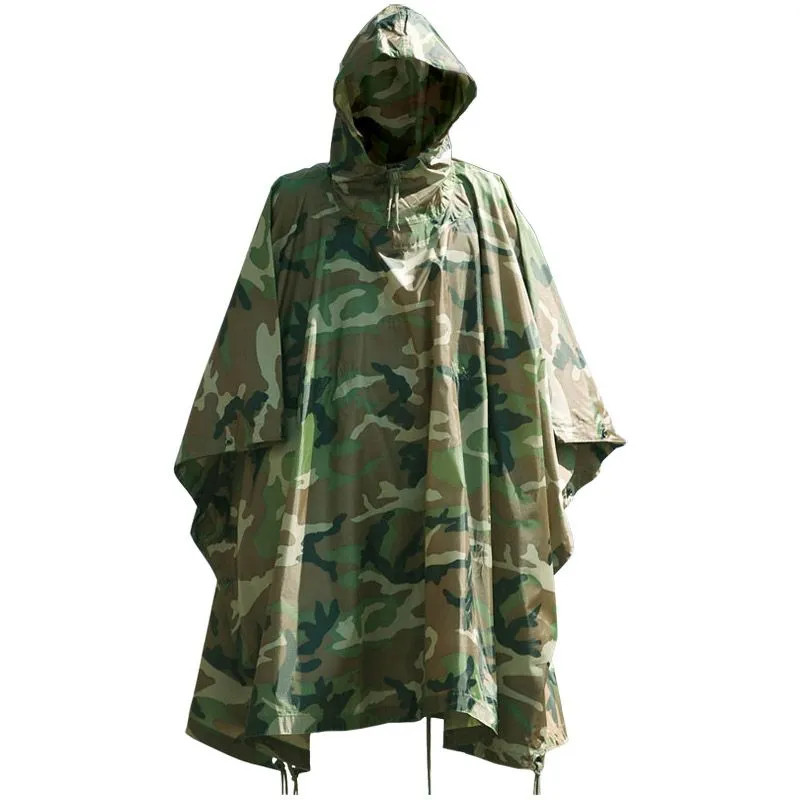 MIL-TEC® WOODLAND CAMO RIPSTOP WET WEATHER PONCHO