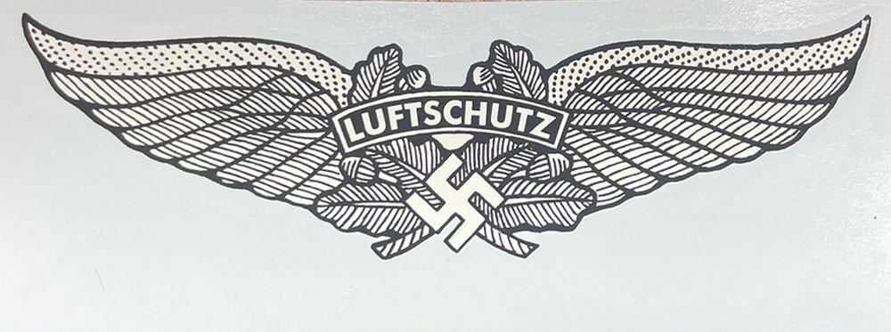 German Helmet Decal - Luftschutz